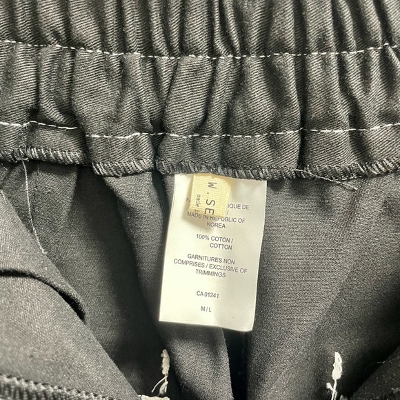 Wide Leg Cargo Pant - Black - Picture 5 of 12